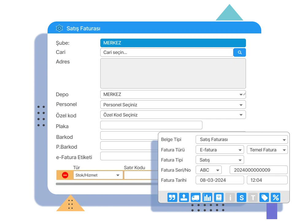 Rota Bulut ERP Program Ekran Görüntüsü